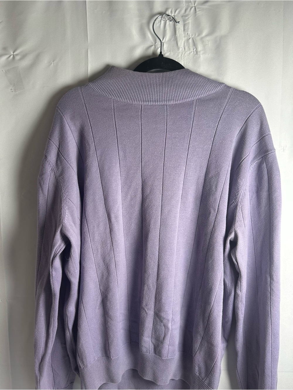 dressbarn Lavender Ribbed Turtleneck Sweater
